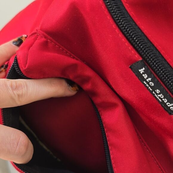 Kate Spade | Red Nylon Mini Backpack - Picture 5 of 10